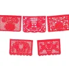 Large Red Papel Picado