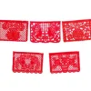 Large Red Plastic Picado