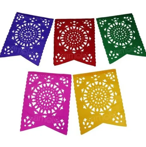 Large Sol Paper Flag Picado Banner