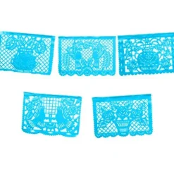 Large Turquoise Plastic Picado