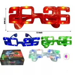2026 LED Flashing Eyeglasses