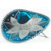 Light Blue and Silver Mariachi Sombrero