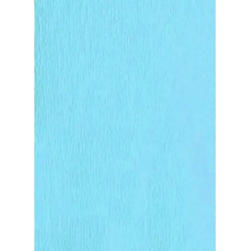 Light Blue Crepe Paper Sheets