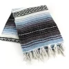 Light Blue Mexican Blanket