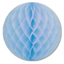 12" Light Blue Tissue Ball