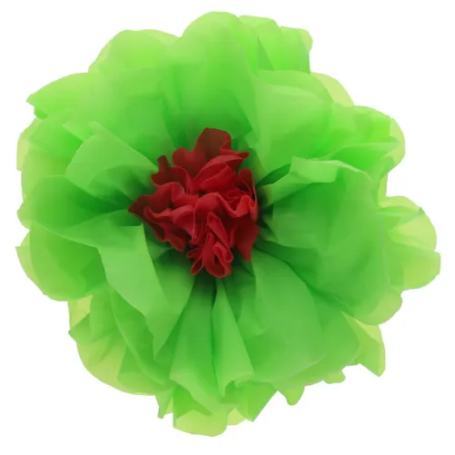 Light Green Plastic Flower 5.5