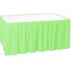 Light Green Table Skirt