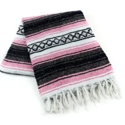 Light Pink Mexican Blanket