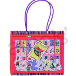 Lotería Zipper Mesh Bag