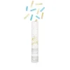 Lt Blue and Gold Confetti Wand