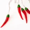 10L Warm LED Chili Shaped String Light