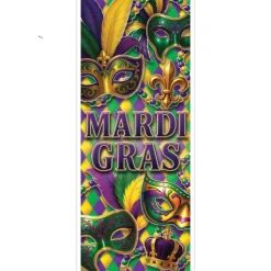 Mardi Gras Door Cover