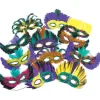 Mardi Gras Feather Mask Assortment