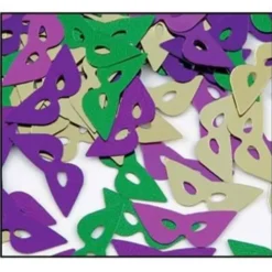 Mardi Gras Mask Confetti