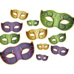 Mardi Gras Mask Cutouts