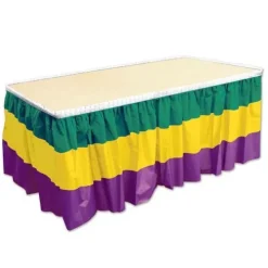 Mardi Gras Table Skirting