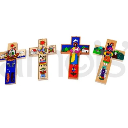 Medium Hand Painted Cross
