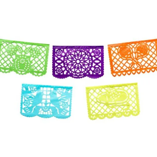Medium Neon Paper Picado