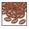 Metallic Football Confetti