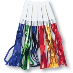 Metallic Fringed Noisemaker