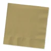 Metallic Gold Beverage Napkins