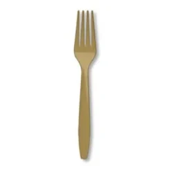 Metallic Gold Forks