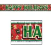 Metallic Happy Holidays Banner