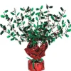 Metallic Holly & Berry Burst Centerpiece