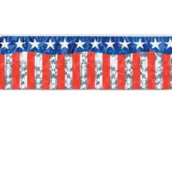 Metallic Patriotic Banner