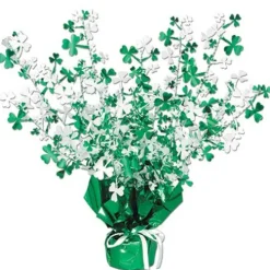 Metallic Shamrock Burst Centerpiece