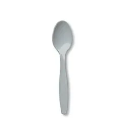 Metallic Silver Spoons