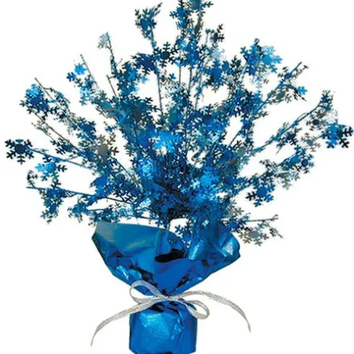 Metallic Snowflake Burst Centerpiece