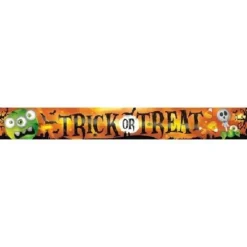 Metallic Trick or Treat Banner