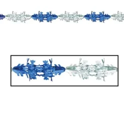 Metallic Winter Snowflake Garland