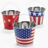Metal Patriotic Pail