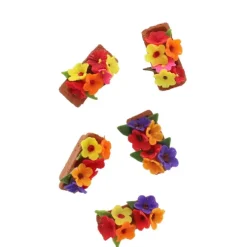 Mini Marigold Flower Pots 2pk