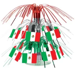 Mini Mexican Flag Cascade Centerpiece