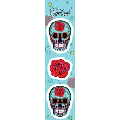 Mini Rose and Sugar Skull Stickers