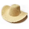 Mini Straw Western Hat