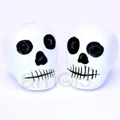 Mini White Ceramic Skull