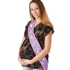 Mom To Be Satin Sash