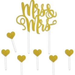 Mrs & Mrs Cake Topper