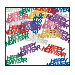 Multicolor Happy New Year Confetti