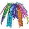 Multicolor Metallic Palm Leaf Cascade