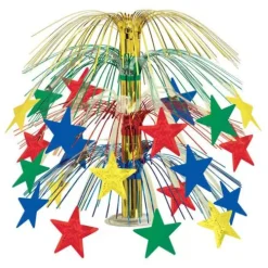 Multicolor Star Cascade Centerpiece