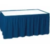 Navy Blue Table Skirt