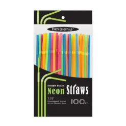 Neon Flex Straws