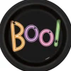 Neon Light Halloween 7"Plates
