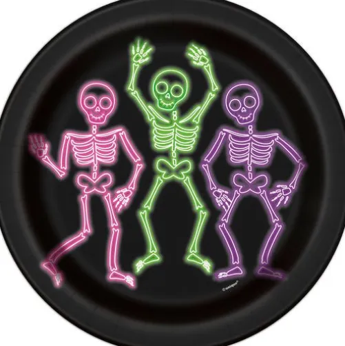 Neon Lights 9' Halloween Plate