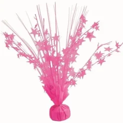 Neon Pink Star Burst Centerpiece